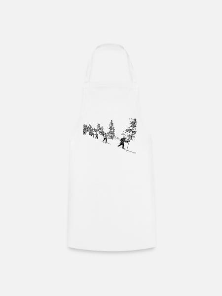SKI - Kochschürze - Weiß
