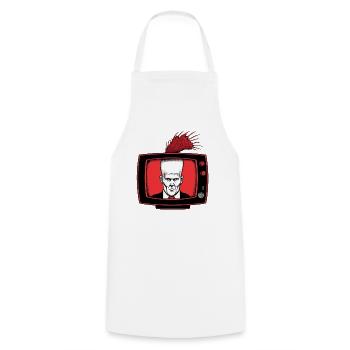 TV 01 - Cooking Apron - white - Front - AI Model Male 185 dark (185cm)
