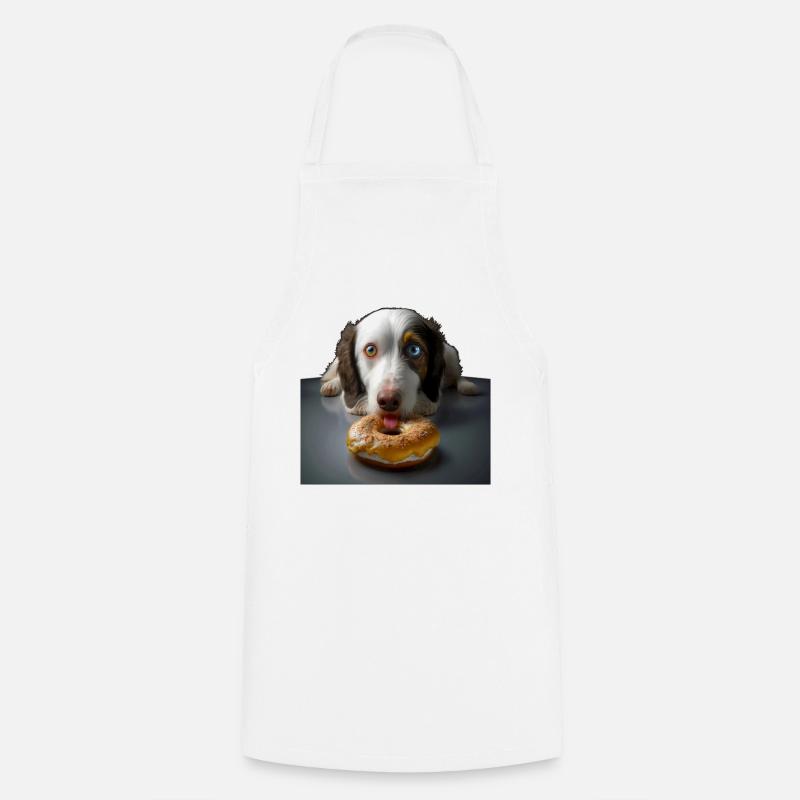 Absolut Self control dog 01 sans - Tablier de cuisine - blanc