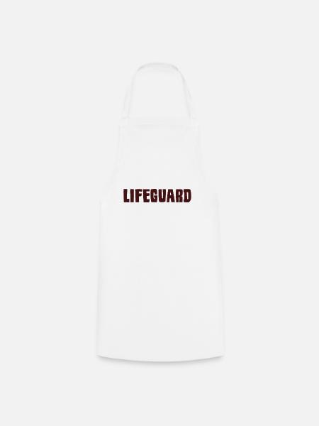 Lifeguard Rettungsschwimmer - Kochschürze - Weiß