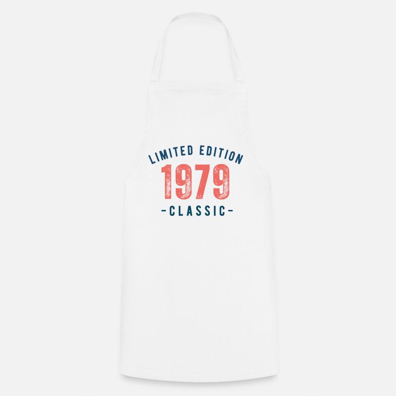 Édition rétro Édition limitée classique 1979 - Tablier de cuisine - blanc