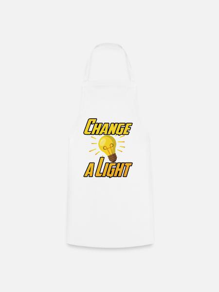 Change a Light - Kochschürze - Weiß