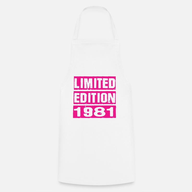 Limited Edition 1981 - Kochschürze - Weiß