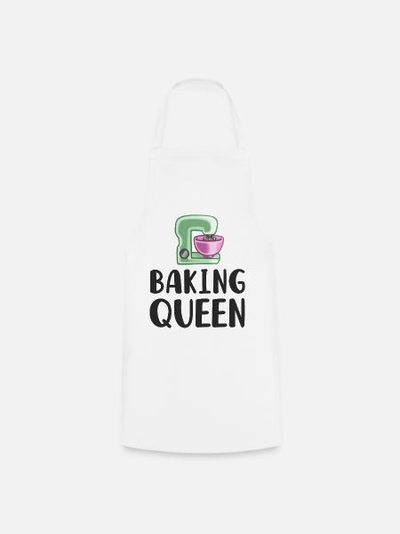 Backen Bäckerin - Kochschürze - Weiß