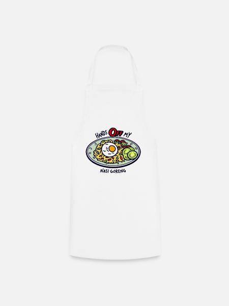 Fass mein Nasi Goreng nicht an! - Kochschürze - Weiß