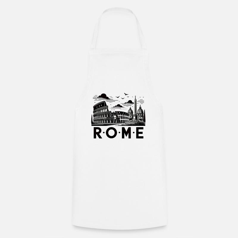 Rome - Cooking Apron - white