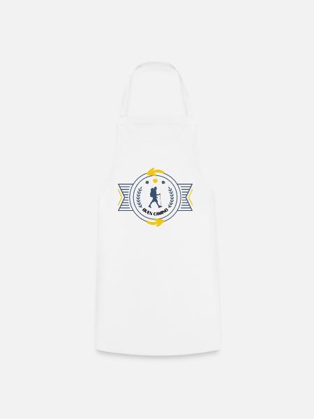 Saint-Jacques-de-Compostelle Vintage Badge - Tablier de cuisine - blanc