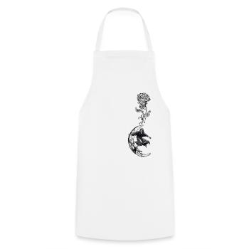 Skateboard Skater-Goth Skate Skateboarder - Tablier de cuisine - blanc - Devant - AI Model Male 185 dark (185cm)