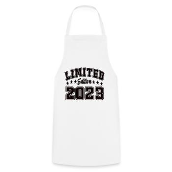 Édition limitée 2023 - Tablier de cuisine - blanc - Devant - AI Model Male 185 dark (185cm)