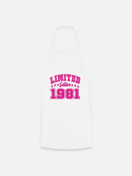 Limited Edition 1981 - Kochschürze - Weiß