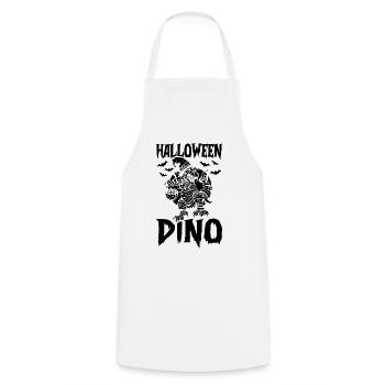 Halloween Dino - Cooking Apron - white - Front - AI Model Male 185 dark (185cm)