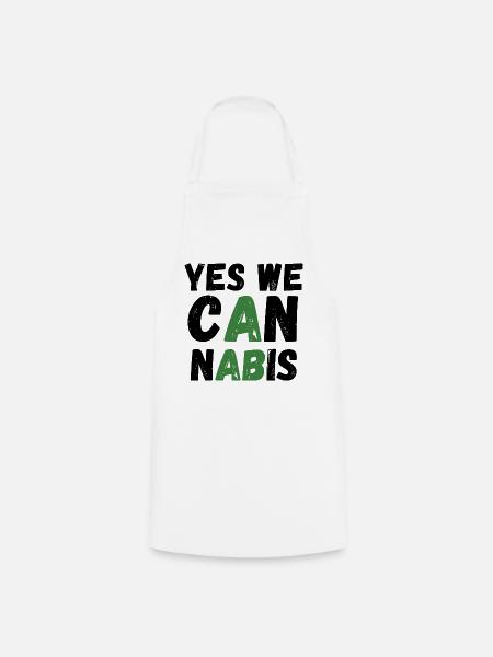 Yes We Cannabis! - Kochschürze - Weiß