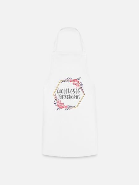 Forscherin Forschen Mädchen Geschenk - Kochschürze - Weiß