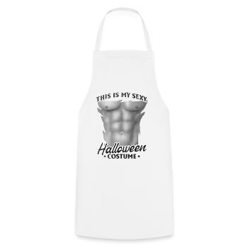 Funny Halloween Party - Sexy Halloween - Kochschürze - Weiß - Vorne - AI Model Male 185 dark (185cm)