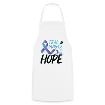 Mental Health Support 988 Suicide Prevention Week - Cooking Apron - white - Front - AI Model Male 185 dark (185cm)