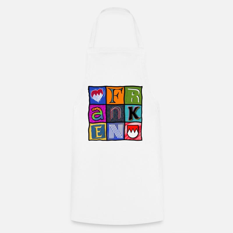 Franconia - Pop Art - Poster - Cooking Apron - white