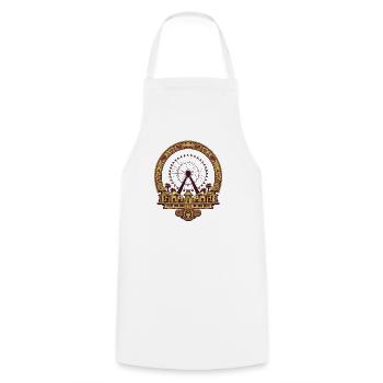 Amusement Park Fair, Fairground, Folk Festival - Cooking Apron - white - Front - AI Model Male 185 dark (185cm)
