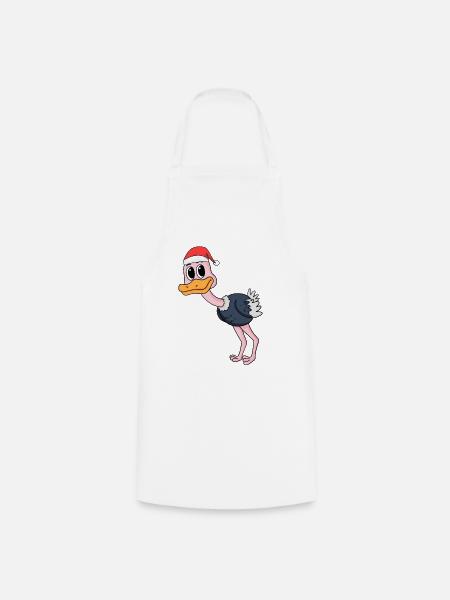 Strauß Weihnachten - Kochschürze - Weiß