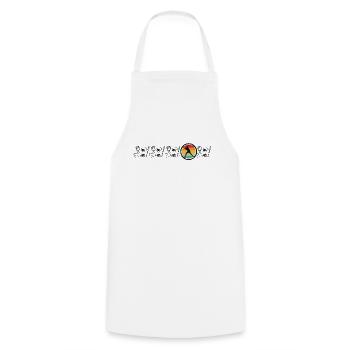 Baseball Pitcher Softball Catcher Baseball - Cooking Apron - white - Front - AI Model Male 185 dark (185cm)