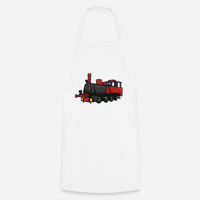 Eisenbahn Kinder - Kochschürze - Weiß