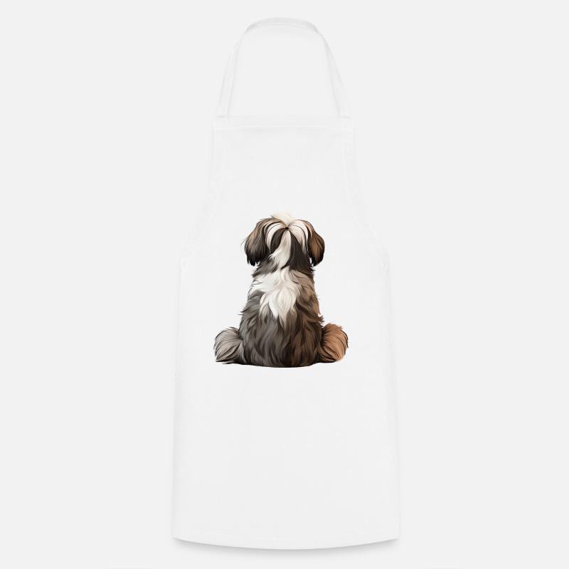 Shih Tzu - Cooking Apron - white