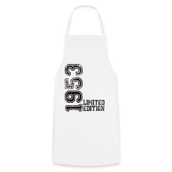 Édition limitée 1953 - Tablier de cuisine - blanc - Devant - AI Model Male 185 dark (185cm)
