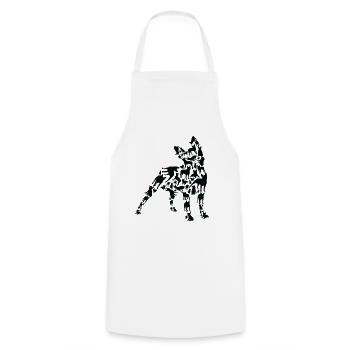 Boston Terrier Dog Boston Terrier Mom Boston - Cooking Apron - white - Front - AI Model Male 185 dark (185cm)
