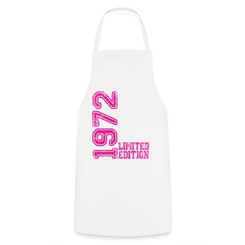 Édition limitée 1972 - Tablier de cuisine - blanc - Devant - AI Model Male 185 dark (185cm)