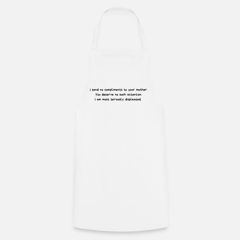 Citation Lady Catherine de Jane Austen - Tablier de cuisine - blanc