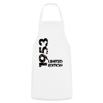 Édition limitée 1953 - Tablier de cuisine - blanc - Devant - AI Model Male 185 dark (185cm)