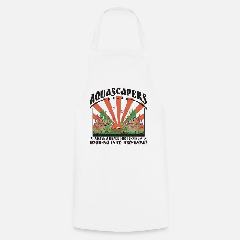 Aquascapers wow! - Cooking Apron - white