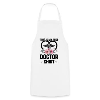 This Is My Best Doctor Shirt Doctor - Kochschürze - Weiß - Vorne - AI Model Male 185 dark (185cm)