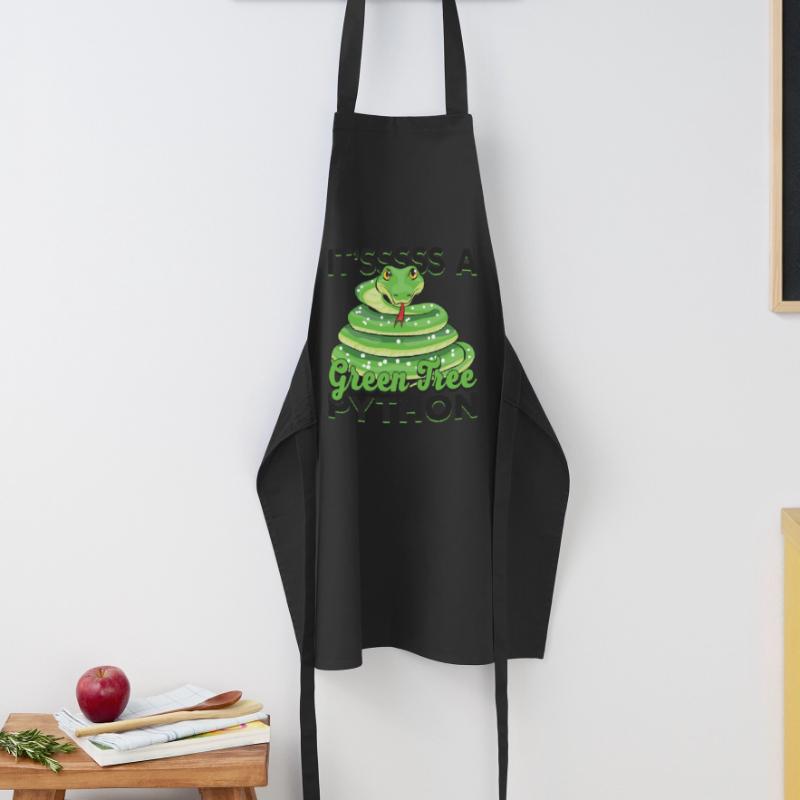 It'sssss a Green Tree Python Cooking Apron