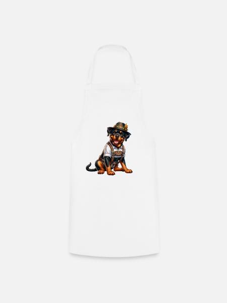Rottweiler Hunde Bayern Design - Kochschürze - Weiß