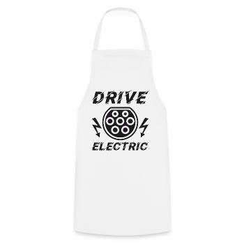 Drive Electric Type 2 Plug Supercharge Electric - Cooking Apron - white - Front - AI Model Male 185 dark (185cm)