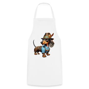 Teckel Bayern - Tablier de cuisine - blanc - Devant - AI Model Male 185 dark (185cm)