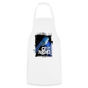 Club Lights - Rostock - Kochschürze - Weiß - Vorne - AI Model Male 185 dark (185cm)
