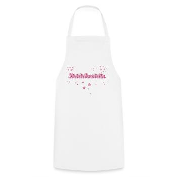 BWL Abschluss-Geschenk Betriebswirtin - Kochschürze - Weiß - Vorne - AI Model Male 185 dark (185cm)