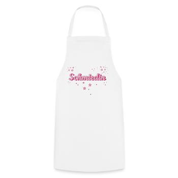 Schmied Abschluss-Geschenk Handwerker Schmiedin - Kochschürze - Weiß - Vorne - AI Model Male 185 dark (185cm)