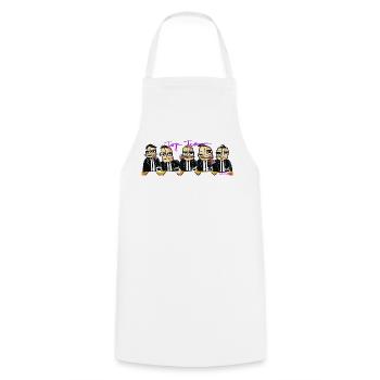 Coffee Mug - Top Team - Cooking Apron - white - Front - AI Model Male 185 dark (185cm)