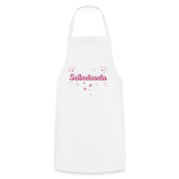 Schreiner Abschluss-Geschenk Schreinerin - Kochschürze - Weiß - Vorne - AI Model Male 185 dark (185cm)