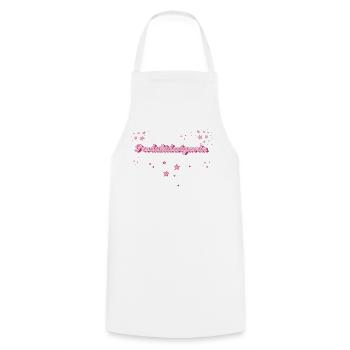 Technischer Abschluss-Geschenk Produktdesignerin - Kochschürze - Weiß - Vorne - AI Model Male 185 dark (185cm)