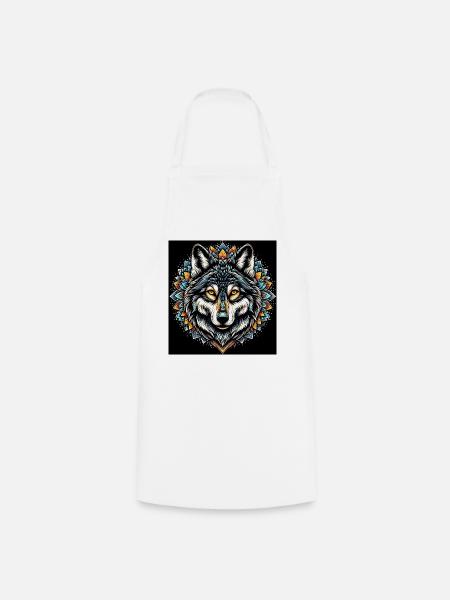 Wolf - Kochschürze - Weiß