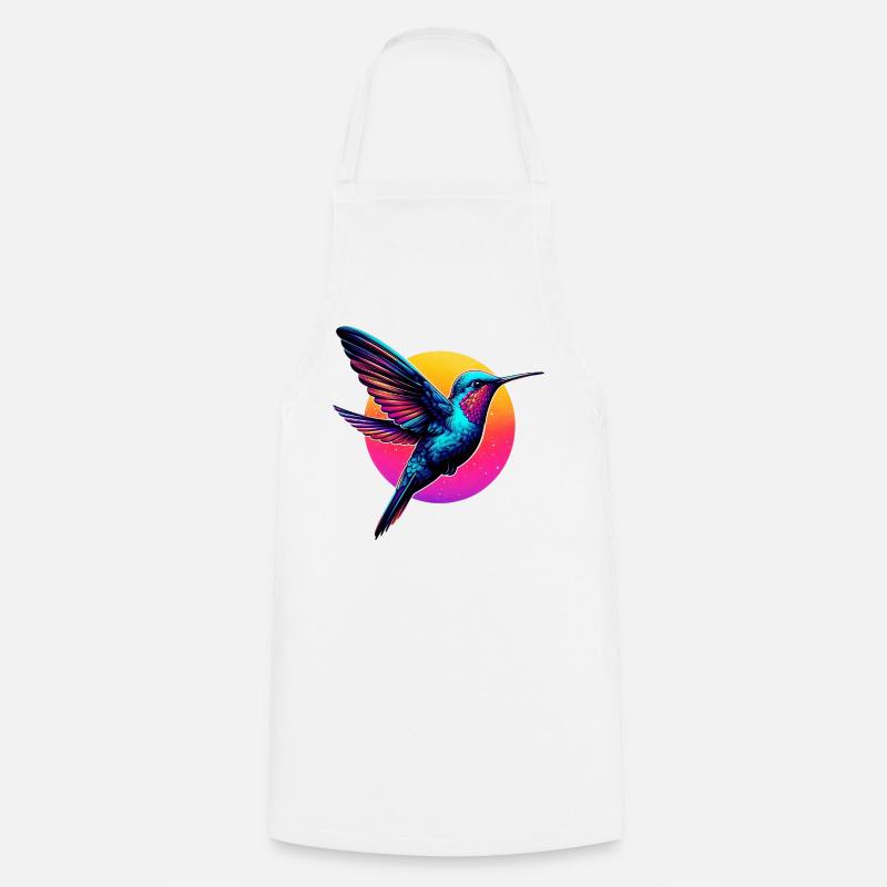 Kolibri - Kochschürze - Weiß