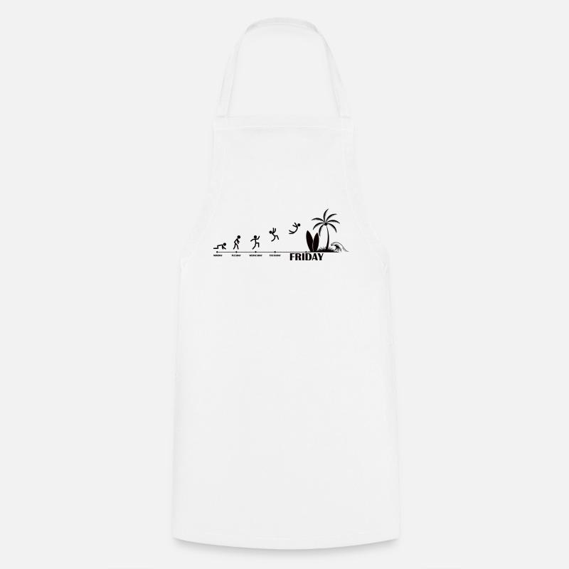 Enfin, Friday Beach Evolution - Tablier de cuisine - blanc