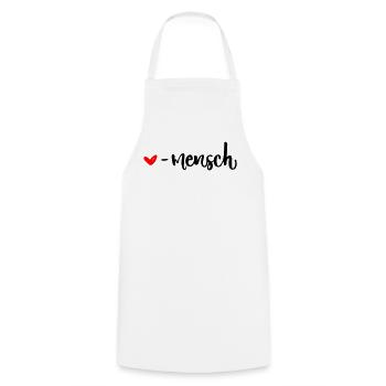 liebling mensch herz herzensmensch valentinstag - Kochschürze - Weiß - Vorne - AI Model Male 185 dark (185cm)