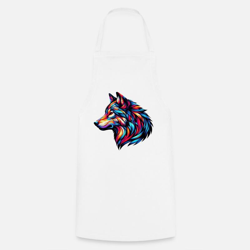 Wolf - Kochschürze - Weiß