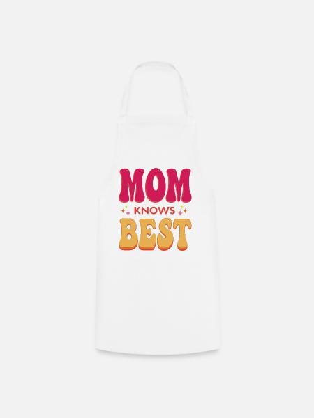 Mama weiß es am besten - Kochschürze - Weiß