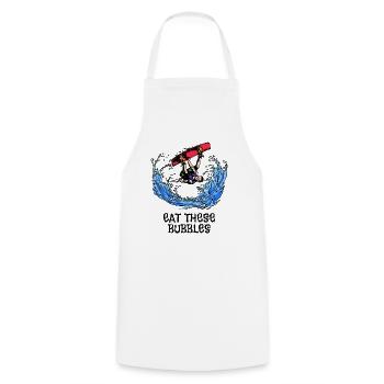Surfing Kitesurfer Statement Wakeboard Surfboard - Cooking Apron - white - Front - AI Model Male 185 dark (185cm)