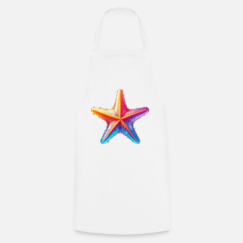 Étoile de mer - Tablier de cuisine - blanc